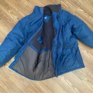 Habands Arctic Bear Collection Men Size L  Hooded Coat Vintage Fleece Lined Read